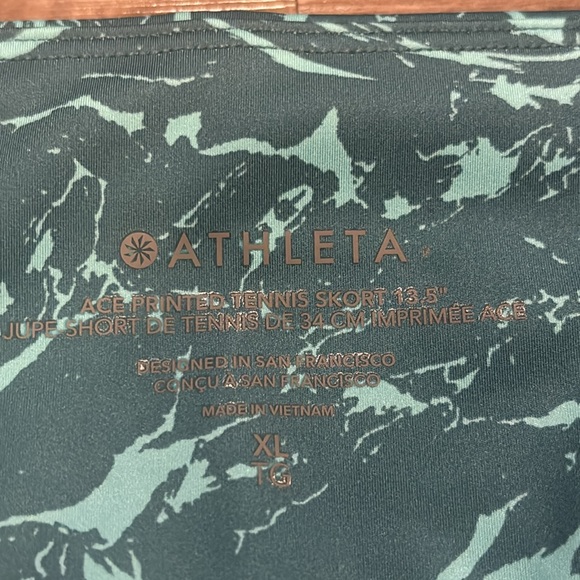 ***NWT*** Athleta Ace Printed Tennis Skort - Picture 6 of 8